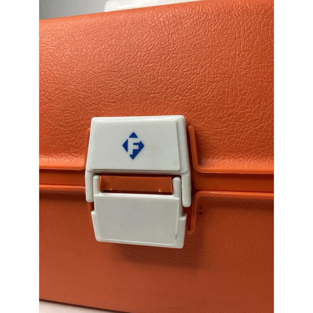 Flambeau Sturdy Paramedic First Responder First Aid Tackle Box Orange Heavy Duty - Picture 2 of 13